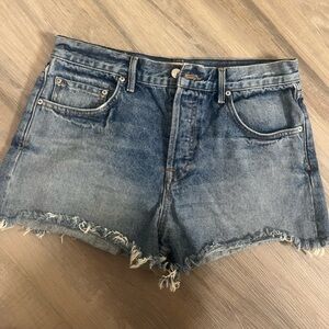 Grlfrnd low rise boyfriend shorts
